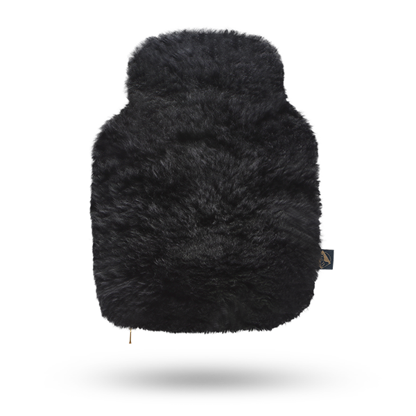 PachaPaca Alpaka Wärmflasche - Schwarz - 1,8l