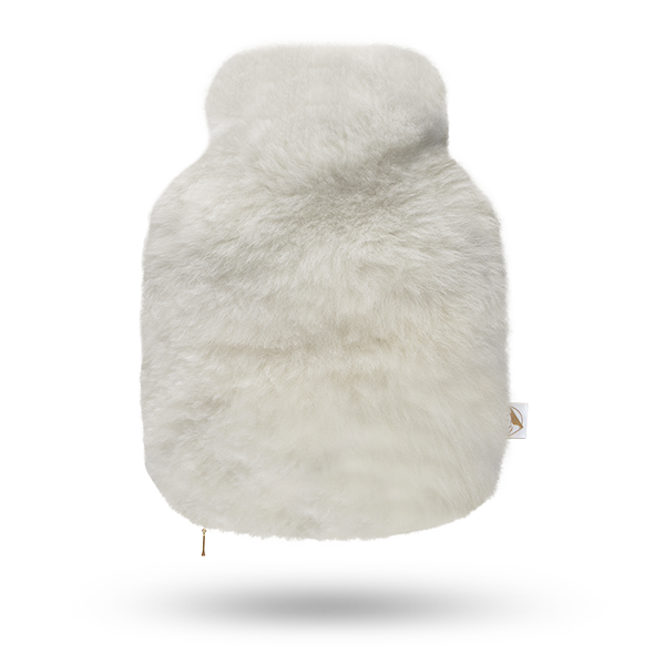 PachaPaca Alpaka Wärmflasche - Weiß - 1,8l