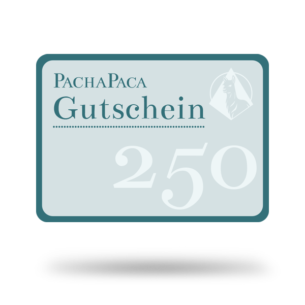 PachaPaca Gutschein Geschenkgutschein 250€